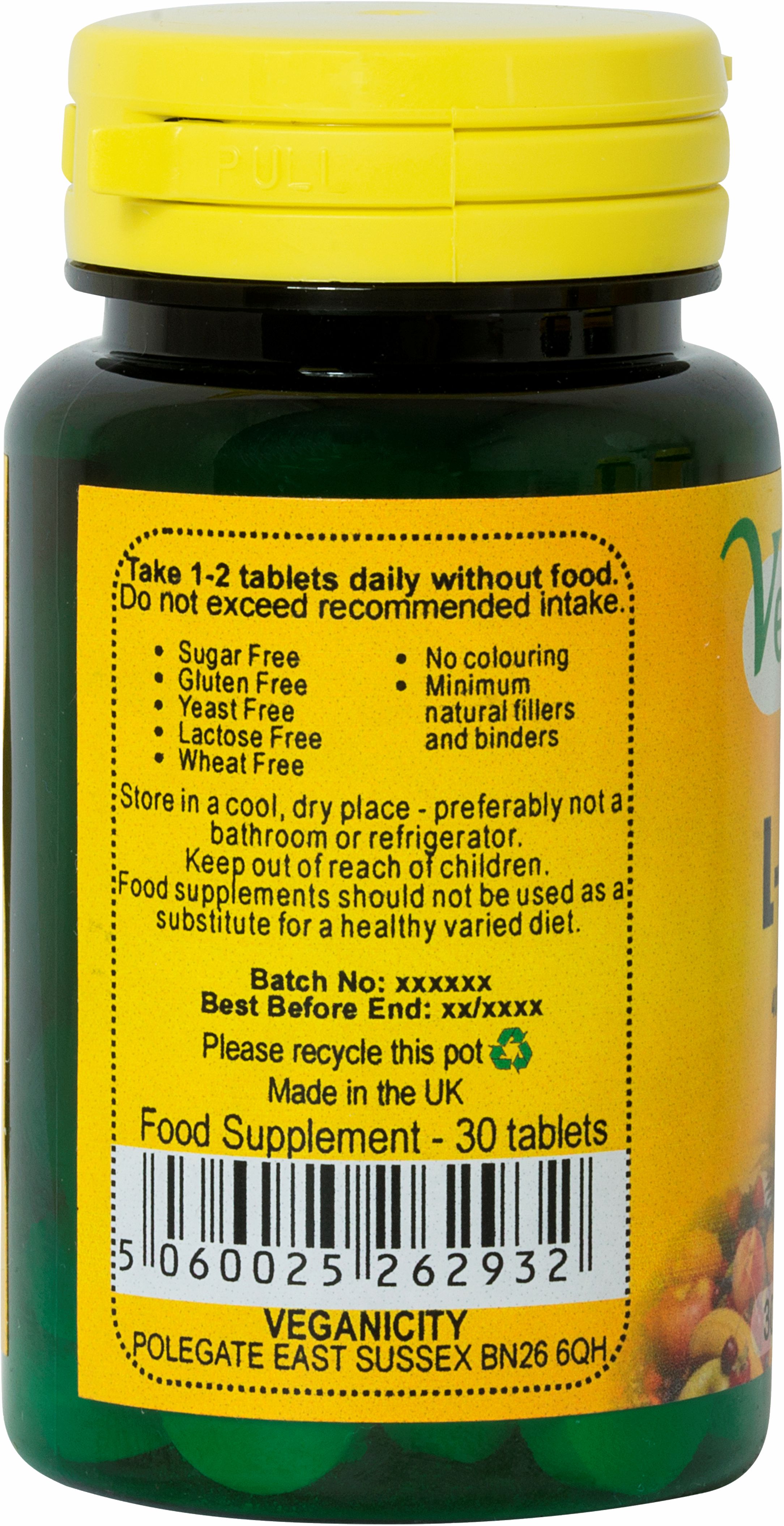 Veganicity > Men's Health > LArginine 400mg
